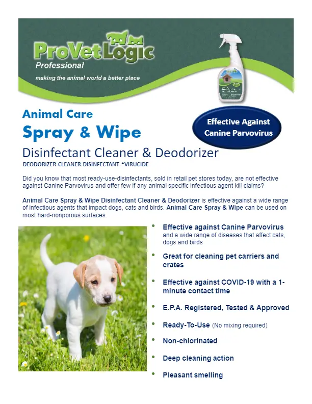 Provetlogic Complete Product Detailer 5 Animal Care Spray & Wipe