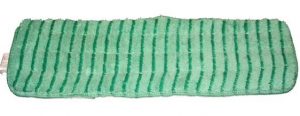 Promop Microfiber Flat Mop Heads 18” Green - 12 Pack 2 ProMop MicroFiber Flat Mop Heads