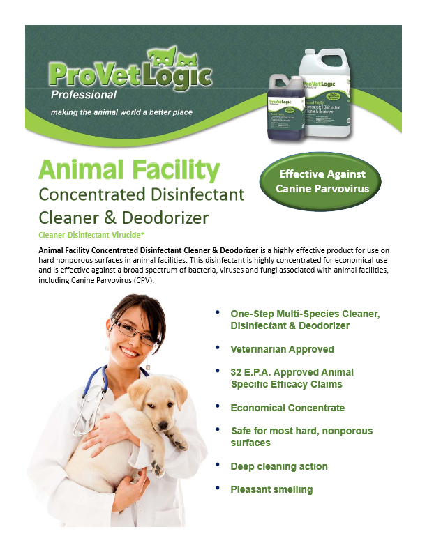 How To Kill Canine Parvovirus In 2025 2 How to kill parvovirus with ProVetLogic Animal Facility