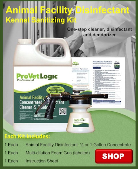 Animal Facility Disinfectant Kennel Sanitizing Kit