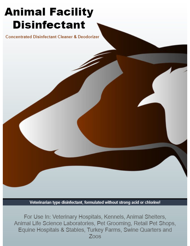 V01 Animal Facility Disinfectant New Formula Product Detailer