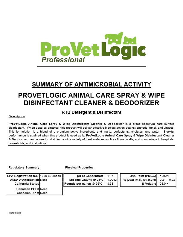 ProVetLogic-Animal-Care-Spray-Wipe-Disinfectant-Cleaner-Efficacy-Bulletin.pdf