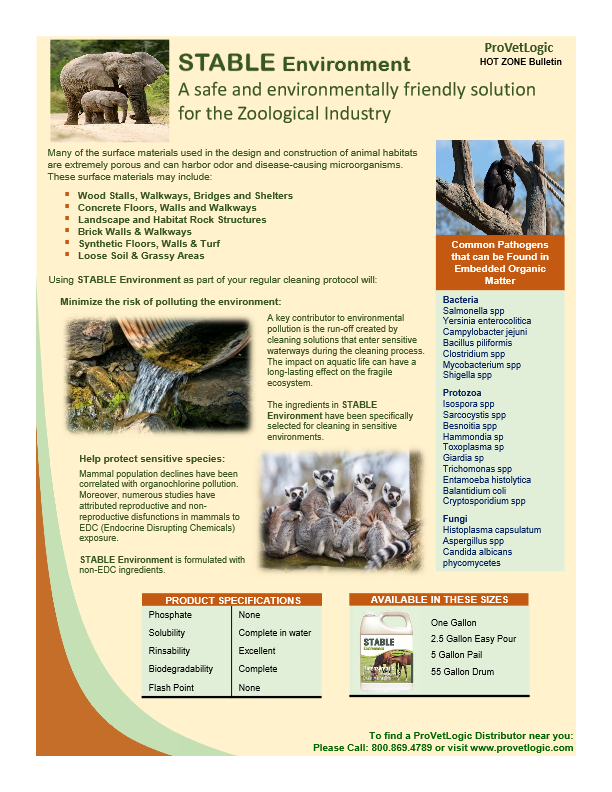 Pet Disease Bulletins 2025 32 STABLE-Environment-Zoological-Bulletin