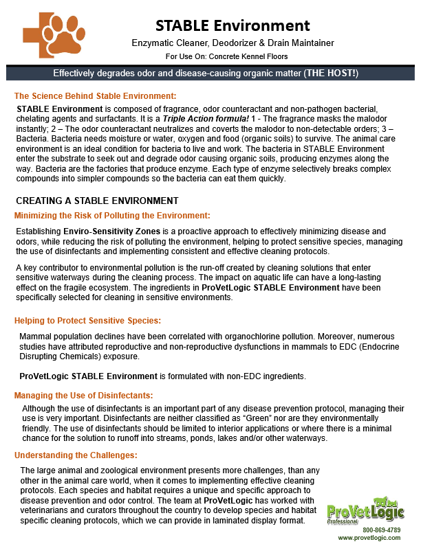 The Science Behind STABLE Environment