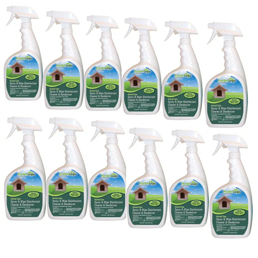 Provetlogic Spray &Amp;Amp; Wipe Disinfectant 32 Ounce – 12 Pack 1 Spray and Wipe 12 Pack