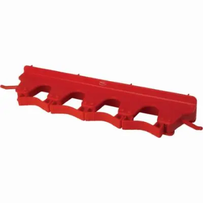 Handle 51 Inch Ultra Hygiene Red 8 Tool Hanger Red