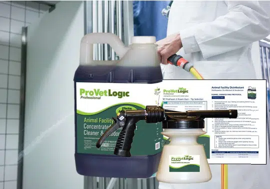Animal Facility Disinfectant Kennel Sanitizing Kit 1 V01-14 Half Gallon Kit